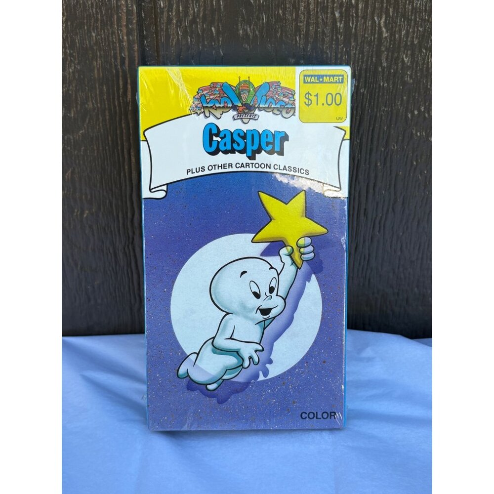 Casper Vol. 1 Classic Cartoons VHS 1989 Full Color New Sealed